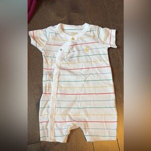 Joules Multicolor Striped Kids Bodysuit